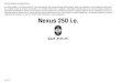 Nexus 250 i.e. -  · PDF fileGILERA DESEA AGRADECERLE, por haber elegido uno de sus productos. Hemos preparado este manual para permitirle apreciar todas sus