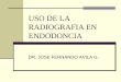 USO DE LA RADIOGRAFIA EN ENDODONCIA - 4to año  · PDF fileSinónimos: T. Bite wing, T. interproximal