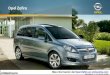 Catálogo del Opel Zafira - imagenes.encooche.comimagenes.encooche.com/catalogos/pdf/64620.pdf · TU TIEMPO LIBRE Ningún destino ... • Radio CD 30 con seis altavoces y Display