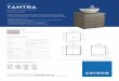 MB Tantra vessel 45 · Línea de muebles en medidas de 45, 60 y 80 cm para lavamanos de mesón integrado y de 45 y 60 cm para instalar con lavamanos tipo vessel. Muebles