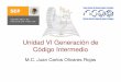 Unidad VI Generación de Código Intermediodsc.itmorelia.edu.mx/~jcolivares/courses/ps207a/ps2_u6.pdf · carácterísticas especiales exclusivas de alguna arquitectura de computadoras