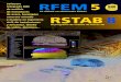 RFEM 5 / RSTAB 8 - Dlubal Software GmbH · y mecánica, diseño de vidrio, ... y excentricidades para barras y superficies Amplia variedad de tipos de barras y superficies, así como