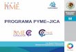 PROGRAMA PYME JICA - apec-smeic.orgapec-smeic.org/_file/daegu/10 Mexico.CONSULTORIA... · Fomentar el desarrollo y consolidación de las PyMES, a través del Programa de Consultoría