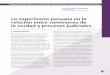 La experiencia peruana en la relación entre comisiones …sistemasjudiciales.org/content/jud/archivos/notaarchivo/989.pdfde tan horrendo crimen1. 1 Ley N° 26291 del 10 de febrero