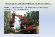 TEMA 1: GESTIÓN DE LOS APROVECHAMIENTOS FORESTALES … · Acondicionamiento de caminos forestales. •Apeo. Técnicas, equipos y máquinas empleadas. •Procesado de árboles. Técnicas,