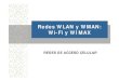 Redes WLAN y WMAN: Wi-Fi y WIMAX - profe.arias · Redes de acceso celular - Redes WLAN y WMAN Introducción Tarjeta de red inalámbrica Realiza las funciones de módem radio. Punto