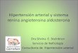 Hipertensión arterial y sistema renina angiotensina ... Interna... · CL 99.6 mEq/l; OC pH 6 densidad ... • Laboratorio: Alcalosis metabólica, hipokalémica, hiperreninemia. 