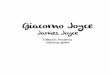 Giacomo Joyce - Ediciones Godot · poesía -el diario sentimental de Joyce según ... la ventana, junto al piano, ... como una partitura íntima, 