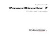 CyberLink PowerDirector 7 - download.cyberlink.comdownload.cyberlink.com/ftpdload/user_guide/powerdirector/7/Power... · CyberLink PowerDirector ii Detección de escenas de un clip