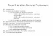 Tema 3. Análisis Factorial Exploratorio - personal.us.espersonal.us.es/analopez/afe.pdf · Tema 3. Análisis Factorial Exploratorio 3.1. Introducción 3.2. Modelos de Análisis Factorial