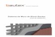 Sistema de Muro de Block Bautex - Homepage - Bautex …€¦ ·  · 2016-08-02Dinteles y cerramientos ... Colocación de concreto ... Yardas cúbicas de concreto = # de bloques *