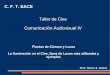 Taller de Cine Comunicación Audiovisual IV · C. F. T. EACE Taller de Cine Comunicación Audiovisual IV Prof.: Héctor A. Aldana Plantas de Cámara y Luces La iluminación en el