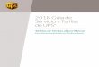 2018 Guía de Servicio y Tarifas de UPS · 1-800-833-0056 Personas con Discapacidad Auditiva – TTY/TDD customer.service@ups.com Gráficos de Zonas ... UPS Supply Chain Solutions