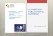 ALUMBRADO PÚBLICO EN EL Año 2012 ECUADOR 2006 …iner.gob.ec/wp-content/uploads/downloads/2013/05/09_Indicadores... · ECUADOR Ing. Rosanna Loor T. ALUMBRADO PÚBLICO EN EL SISTEMA