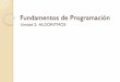 Fundamentos de Programaciónmapaches.itz.edu.mx/~mbarajas/FP/unidad2FP.pdf2.1 Análisis de problemas Problema: es la diferencia entre una situación actual y una situación deseada,
