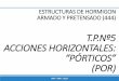 T.P.Nº5 ACCIONES HORIZONTALES: “PÓRTICOS” …hormigonarmado-fiobera.wikispaces.com/file/view/Clase POR 2017.pdf...444 –POR –2017 3. Análisis estructural Método de Bowmann