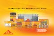 Catálogo de Productos Sika - electricamexicana.com.mx de Vogar...Aditivo para concreto prefabricado mediante extrusión. 1.16 232.00 1.00 200.00 4.5 a 9.0 ml / kg de cemento. 