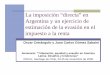 La imposición “directa” en Argentina y un ejercicio de ... de la CEPAL en Buenos Aires Temario Introducción al nivel y estructura de la recaudación tributaria en Argentina Los