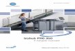 bizhub PRO 950 - KONICA MINOLTA Spain … · n Dos bizhub PRO 950 pueden trabajar en tándem, produciendo un trabajo de impresión a la increible velocidad de 190 páginas de A4 por