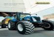 NEW HOLLAND T8OOO - Maquinaria pesada, agrícola y … · EXCLUSIVO DE NEW HOLLAND La Serie T8000 no sólo se distingue por su diseño moderno y unas características ergonómicas