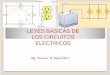 LEYES BASICAS DE LOS CIRCUITOS ELECTRICOSbiblioteca.uns.edu.pe/saladocentes/archivoz/curzoz/electricidad_2.pdf · Para el circuito de la figura hallar las corrientes y voltaje indicado