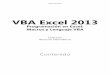 VBA Excel 2013 - m.ediciones-eni.comm.ediciones-eni.com/libro/vba-excel-2013-pack-2-libros-domine-la...Ediciones ENI VBA Excel 2013 Programacin en Excel: Macros y Lenguaje VBA Coleccin