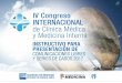 IV Congreso INTERNACIONAL de Clínica Médica y Medicina …congresodemedicina.com/wp-content/uploads/2017/05/PDF_ejemplo... · • Número: 10 a 15 diapositivas ... Estadística