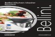 Bellini Kitchen Masters7d2.scene7.com/is/content/Cencosud/Paris/PDF ficha...Migas de Pan Velocidad 6 / 10 segundos Zanahoria, Apio, etc. Velocidad 5 / 5 segundos Queso – Cheddar