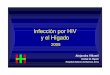 Infección por HIV y el Hígado - msaludjujuy.gov.ar · • Colecistitis acalculosa Diagnóstico: Colangiografía endoscópica y aspirado biliar. HIV y el hígado Infecciones Oportunistas