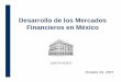 Desarrollo de los Mercados Financieros en México Dic-96 Sep-97 Jun-98 Mar-99 Dic-99 Sep-00 Jun-01 Mar-02 Dic-02 Sep-03 Jun-04 Mar-05 Dic-05 Sep ... Importe de Operación de las 10