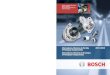P E - Inicio | Bosch · A12 Motores de partida e componentes Motores de arranque y componentes ... Accionado por el motor del vehículo a través de una correa, ... BOSCH componentes