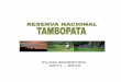 Plan Maestro Reserva Nacional Tambopata - Contrato … Maestro Reserva Nacional Tambopata 6 que por DS N 048-2000-AG, se establece la Reserva Nacional Tambopata, una parte se destina
