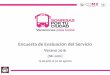 Encuesta de Evaluación del Servicio · de México a sectores sociedad ... identifican al organizador (36 ... * En el cuestionario se incorporaron las variables que forman la regla