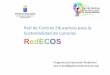 Presentación de PowerPoint · - Comunidad virtual RedECOS . Comisión de seguimiento Ámbito insular Constituida por: los coordinadores y coordinadoras de zona de cada isla y
