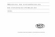 Manual de estadísticas de finanzas públicas 2001 ... · ©2001 International Monetary Fund Edición en español División de Español Departamento de Tecnología y Servicios Generales