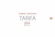 TARIFA - tomasbodero.comtomasbodero.com/img/pdf/TarifasTB-2016.pdf · GUANTES TACTO 81 RV 3,23 € 6-10 200/10 Flor cabra gris. Dorso algodón rojo. Grosor: 0,7-0,9 cm. Cierre velcro