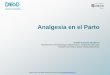 Analgesia en el Parto - DARYD: Departamento de ...anestesiadexeus.com/wp-content/pdf/Analgesiaparto.pdf · Analgesia en el Parto ... El dolor en el proceso de parto es intenso 