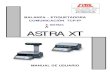 ASTRA XT - MANUAL DE USUARIO - .:: … · - 1 - DESCRIPCIÓN A La balanza/etiquetadora ASTRA XT es un equipo compacto y sencillo en su operación. Por su pequeño tamaño permite