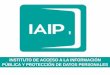 Presentación de PowerPoint - IAIP Oaxacaiaipoaxaca.org.mx/site/descargas/capacitacion/proteccion_datos... · para proteger los datos contra su falsificación, ... MEDIDAS DE SEGURIDAD