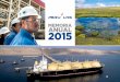 ÍNDICE - PERU LNG · Durante 2015 la planta de PERU LNG alcanzó una eficiencia de 92%, lo que le permitió operar y cumplir con 56 embarques de GNL, que tuvieron como destino mercados