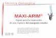 TECNICA QUIRURGICA MAXI ARIM - español - … · Refuerzo distal del manguito Surpac 