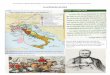 La unificación de Italia · Piamonte Cerdeña, impulsa una estrategia para unificar a Italia: una insurrección liderada por un Piamonte fuerte y no por revueltas populares