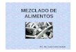 MEZCLADO DE SÓLIDOS - sgpwe.izt.uam.mxsgpwe.izt.uam.mx/files/users/uami/mlci/file/mezclado_solidos.pdf · el procesamiento de alimentos ... minerales, etc. Los componentes de una