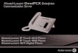 Alcatel-Lucent OmniPCX Enterprise · FirstFirst Alcatel-Lucent OmniPCX Enterprise Communication Server Alcatel-Lucent IP Touch 4018 Phone Alcatel-Lucent IP Touch 4008 Phone Alcatel-Lucent