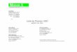 Lista de Precios USD. MOELLER 03.05.pdf · Moeller Electric S.A. de C.V. COMPONENTES DE BAJA TENSION PAGINA PAGINA Contactores X-START Nueva Generacion 1-3 Variadores De Frecuencia