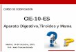 CIE-10-ES - iqodifica.comiqodifica.com/wp-content/uploads/2016/07/CursoXDigestivoX... · Madrid, 19-20 Octubre, 2015 Prof. Jesús Trancoso Estrada CIE-10-ES Aparato Digestivo,Tiroides