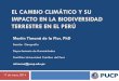 Cambio Climático en el Perú - USS UNIVERSIDAD …€¦ · Biodiversidad y cambio climático 49 Aunque la riqueza de especies en zonas alto-andinas es relativamente baja, una alta