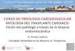 CURSO DE PATOLOGIA CARDIOVASCULAR - seap.es · CURSO DE PATOLOGIA CARDIOVASCULAR ... Pathol Lab Med. 2007; ... • Winters GL. Cardiac transplant biopsies. Surg Pathol. …