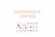 INVESTIGACION DE MERCADOS · INVESTIGACION DE MERCADOS •La investigación de mercados es la reunión, ... •Muy propensa a errores. •Se deben aislar los hallazgos importantes