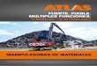 MANIPULADORAS DE MATERIALES - grupocibsa.com · atlas fabrica una amplia gama de equipos para las ... • Parámetros del motor y de la excavadora ... • Más productividad